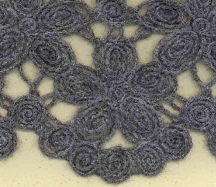 最新機種でのモヘア千鳥刺繍